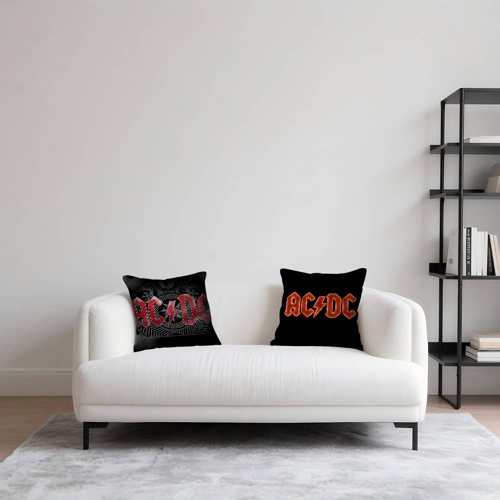 Rock Singer A-AC D-DC Band 45*45cm Cushion Cover Pillow Cover Decor Pillowcase Home Pillowcase For Couch Pillow