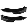 2PCs Front Bumper Lip Splitter Spoiler Black Replacement for 3 Series E92 E93 M Sport 2010‑2013