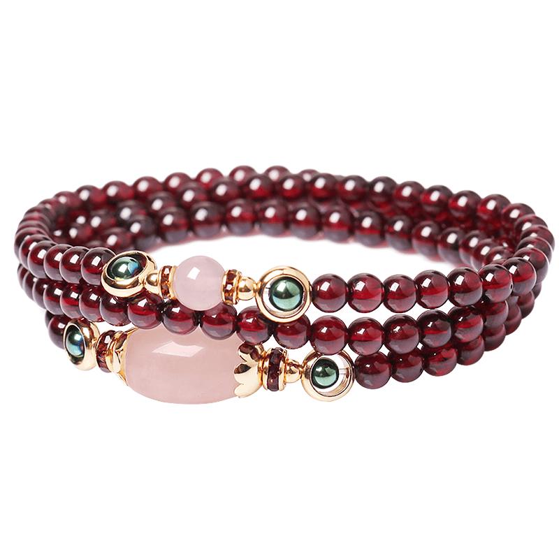 Phoenix Nirvana Natural Garnet Bracelet for Women