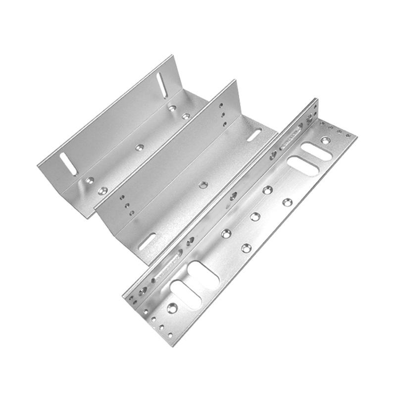 Factory Direct 280kg 600lbs Magnetic Lock Bracket ZL Door Lock Bracket Electromagnetic Access Control System