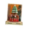 Creative Christmas Wooden Music Box Model Building Block Holiday Decoration Boys and Girls Birthday Gift