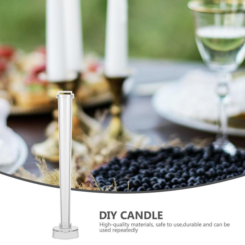 Handmade Taper Candle Mold DIY Craft Aromatherapy Candle Mold DIY Candle Mould  Candlelight Dinner