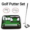 Aluminum Golf Putter Set Detachable Putter Golf Push Rod Mini Golf Equipment  Home Putting