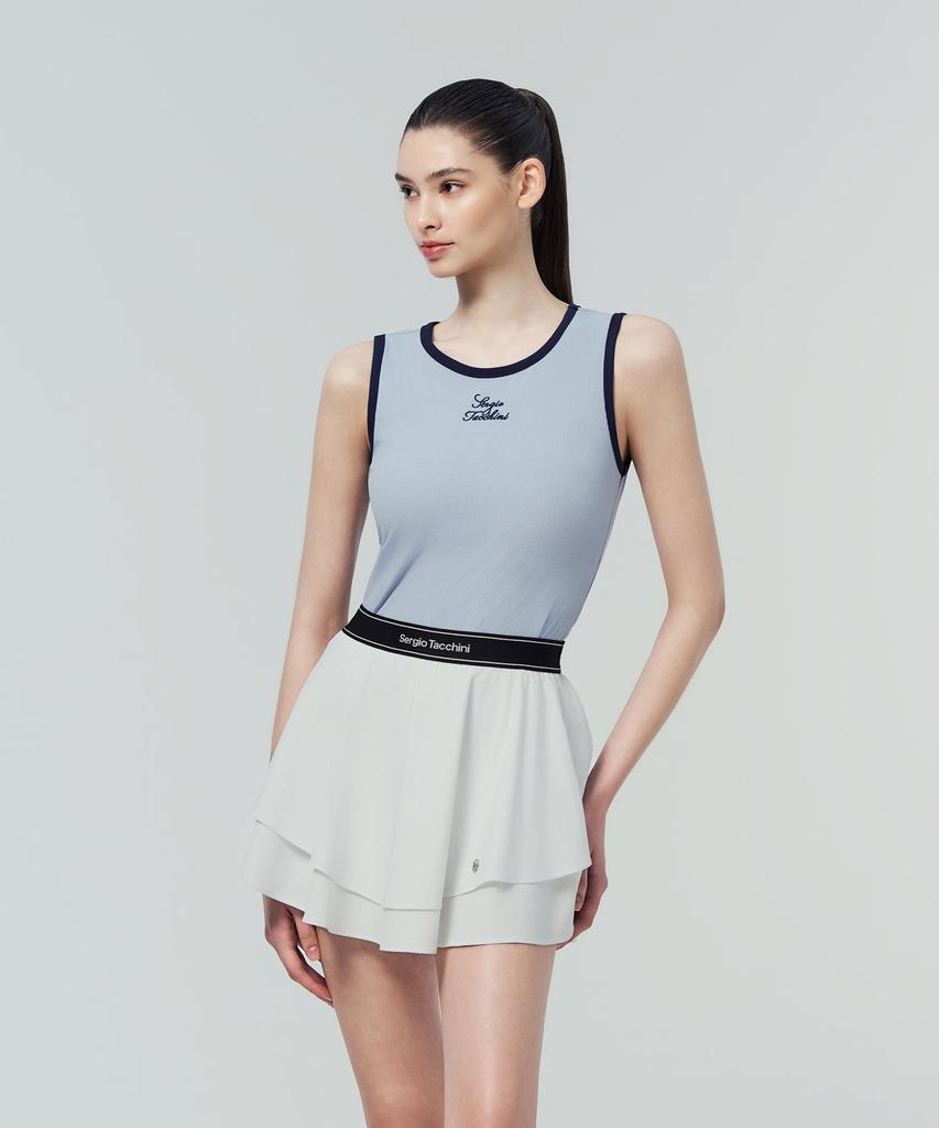 SERGIO TACCHINI W Rib Slim Fit Ringer Sleeveless