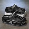 Herren Sommer Outdoor Sport Zehentrenner, Sandalen mit dicker Sohle zum Waten im Wasser und für den Strand