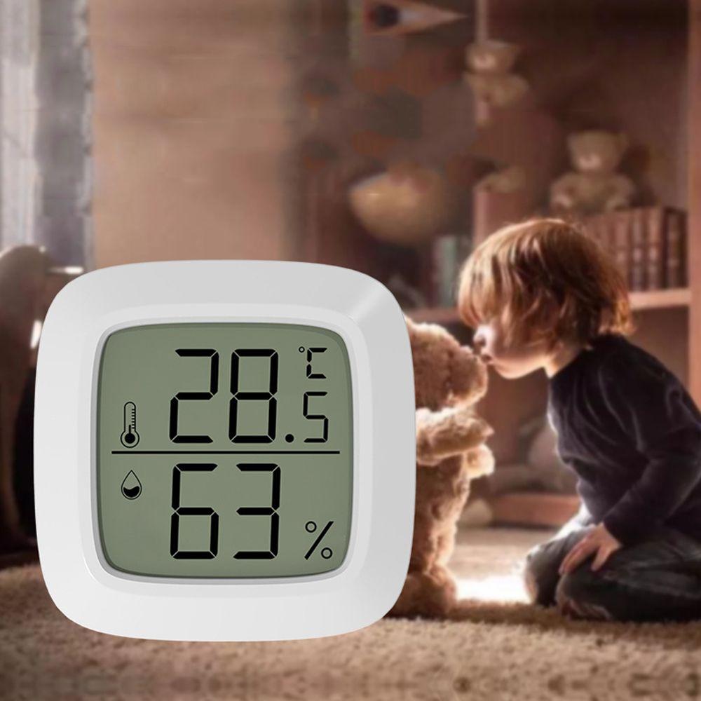 Mini LCD Digital Room Thermometer Temperature Sensor Humidity Meter Indoor Hygrometer Gauge Weather Station
