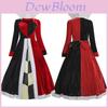 Alice In Wonderland The Red Queen Cosplay Costume With Polyester Blend For Halloween Party