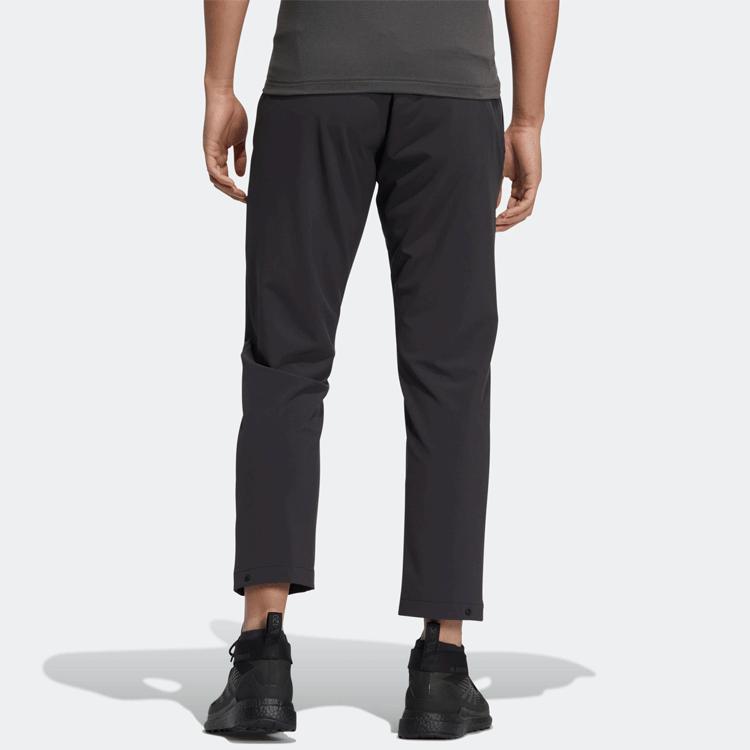 Adidas Terrex TX Stretch Pa Logo Print Outdoor Sports Pants Men Bottoms Black HS6805
