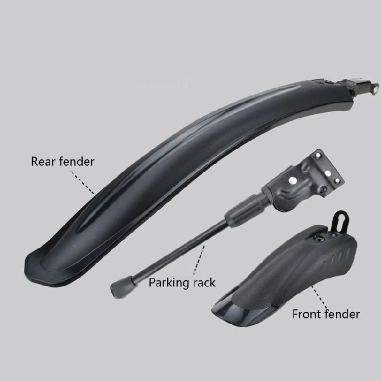 Tire Splash- Mudguard Front Rear for Fender for  cycle E-Bicycle Kickstand