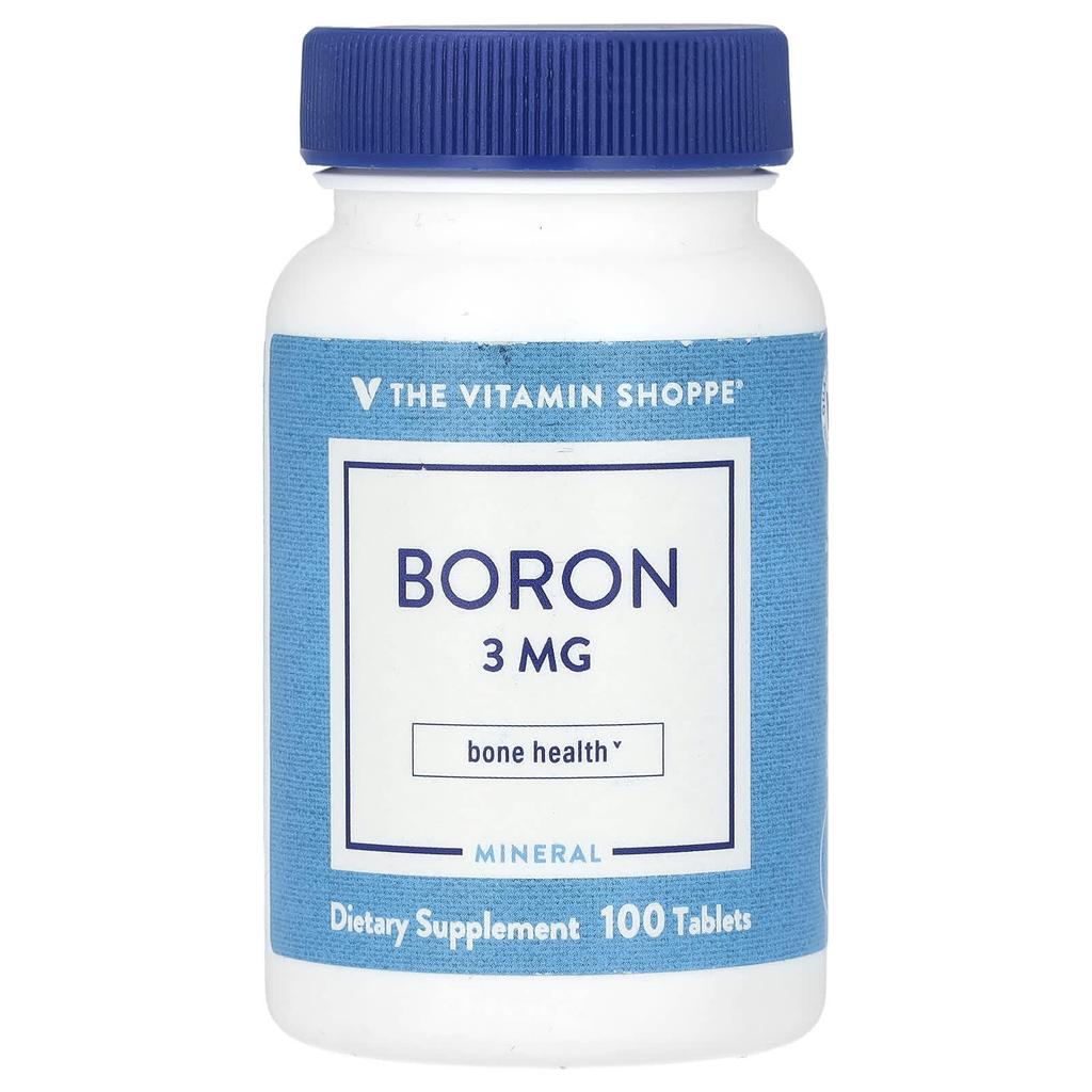 Boron, 3Mg, 100 Tablets