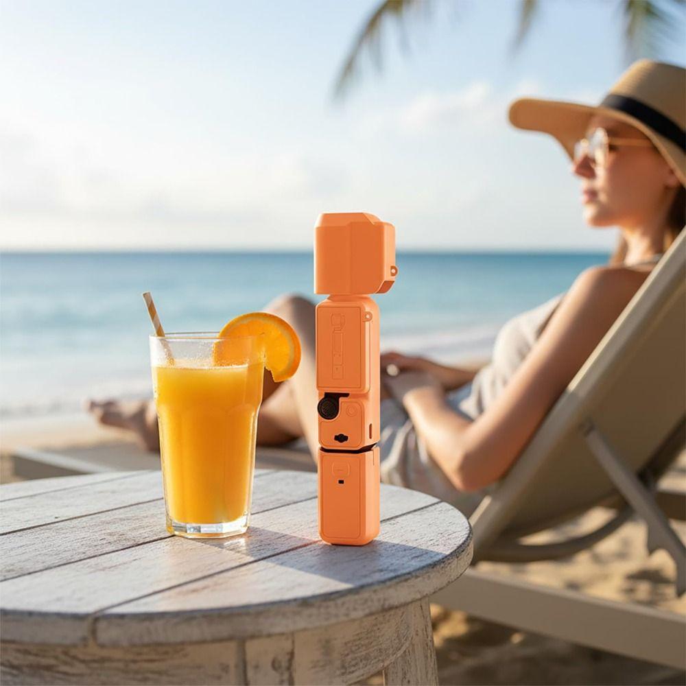 All-Round Protection Silicone Gimbal Camera Case Screen Cover for DJI OSMO Pocket3 Outdoor Shooting