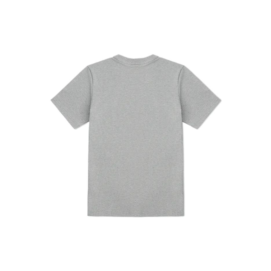 Converse T Shirts Unisex Gray Crew Neck Moderate Straight Fit 10023876-A05