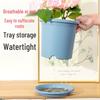 Ouyin Blue Breathable Root Control Flower Pots, 2-Pack