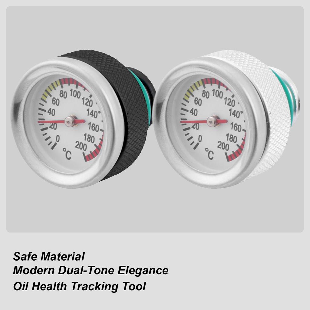 For Motorcycle M20*2.5 Motorcycle Tank Cap Lid Cover With Temperature Gauge Oil Cap For Motorcycle For Restoration Repair Shops