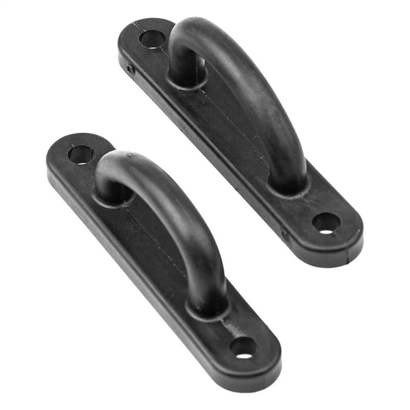 2Pcs Truck Caps Leer/Century Rotary Latch 5423020000 Professional Assembly Spare Parts Black D Striker Plates for Glass Doors