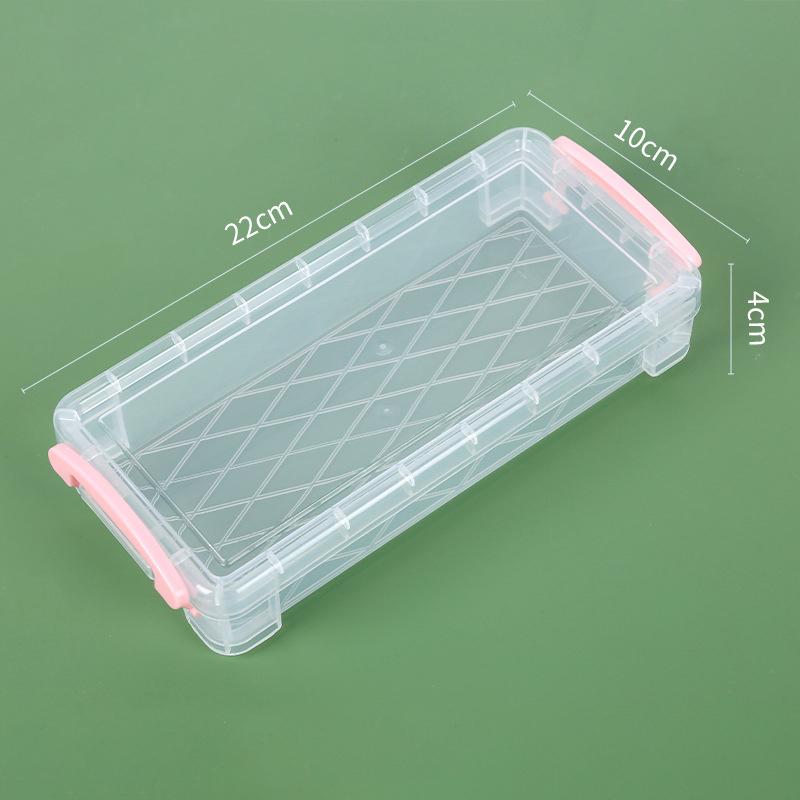 Kawaii Průhledný Penál Multifunkční Dětský Penál Kancelářský Školní Velkokapacitní Úložný Organizér