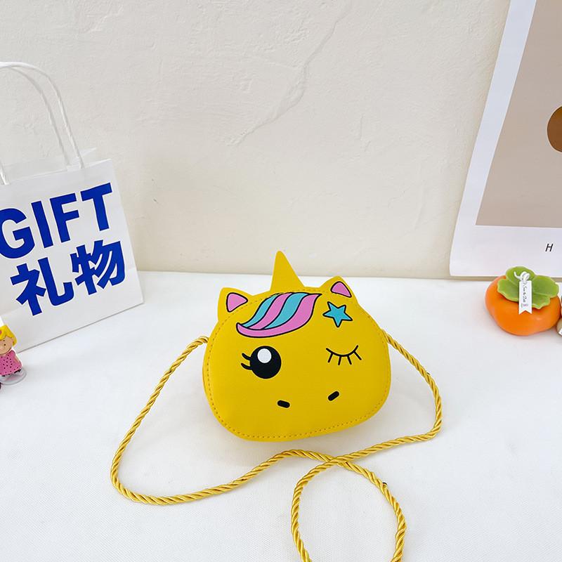 Adorable Pu Leather Unicorn Shoulder Bag For Kids Cute And Stylish Mini Crossbody