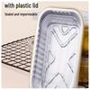 Disposable Gold Round Aluminum Foil Takeout Containers
