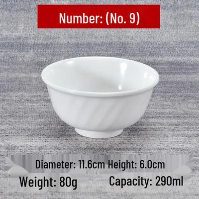 AVADEN Melamine Round Soup/Rice Bowls