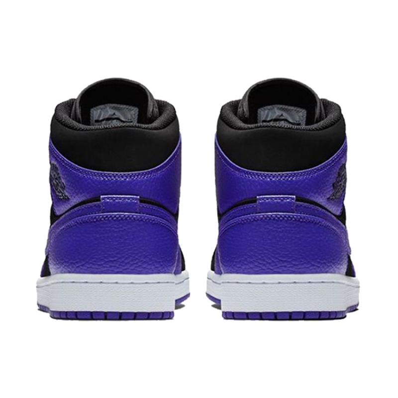 Jordan 1 Mid Black Dark Concord Jordan 554724-051