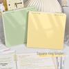 Square Loose-Leaf Sketchbook: Comfortable, High-Value Blank Art Notebook