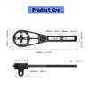 Light Weight Bicycles Counter Holder Suit Road Handlebars Extension Lamp Brackets for Bike Computers