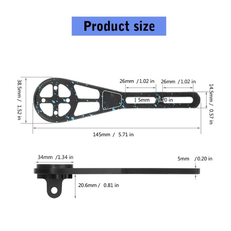 Light Weight Bicycles Counter Holder Suit Road Handlebars Extension Lamp Brackets for Bike Computers