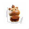 Capybara Tee-Haustier Handgefertigte Figur Niedrige Tonfigur für Geschenkeladen
