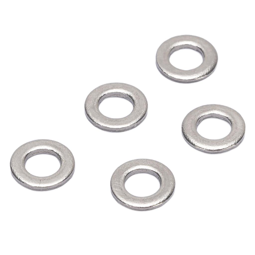 500 Pcs Stainless Steel Flat Washers 3x6x0.5mm Flat Washer Set for M2 and M2.5 Screws