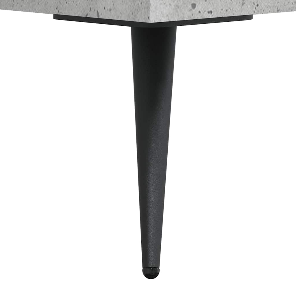 Desk Concrete Grey 140x50x75 cm Wood Based Panel