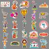 51 Circus Doodle Cartoon Cute Little Fresh Children's Gourmet Card Decorative Suitcase Mobile Car Stickers