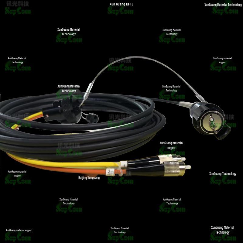 Jingxun Light Outdoor 2-Core Single-Mode Field Optical Cable FC Connector