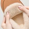 Fashion Litfun Plush Lining Slippers For Women Men Platform Soft Sole Indoor Slides Non-slip Fluffy Cozy Warm Outdoor Women's Slippers