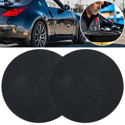 Tapis anti-éclaboussures pour vidange d'huile 38cm, Lot de 2 Tapis anti-éclaboussures Rond pour Changement d'Huile de Voiture Bac de Vidange de Transmission Accessoires de Voiture