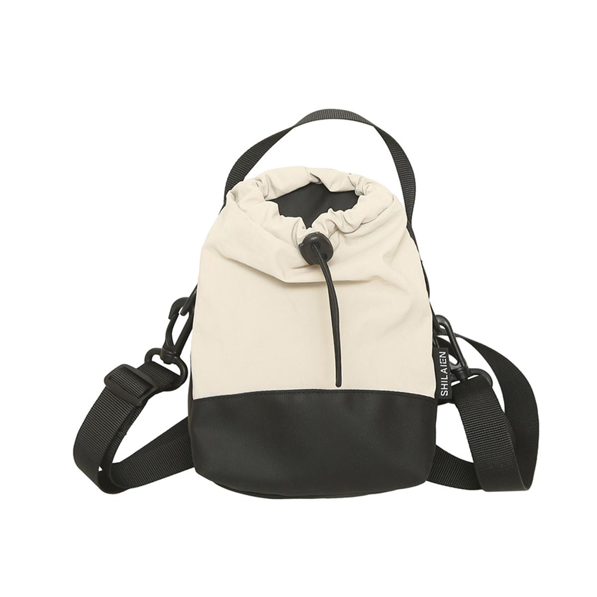 Lightweight Outdoor Shoulder Bag Camping Crossbody Bag Men s Multi-Functial Mobile Phe Bag Cycling Travel Water Bottle Water Cup Bag бежевый