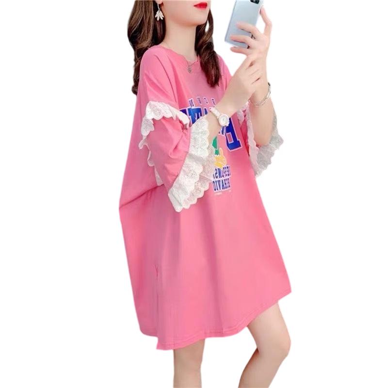 La Chapelle Women s Lace Patchwork T-Shirt L