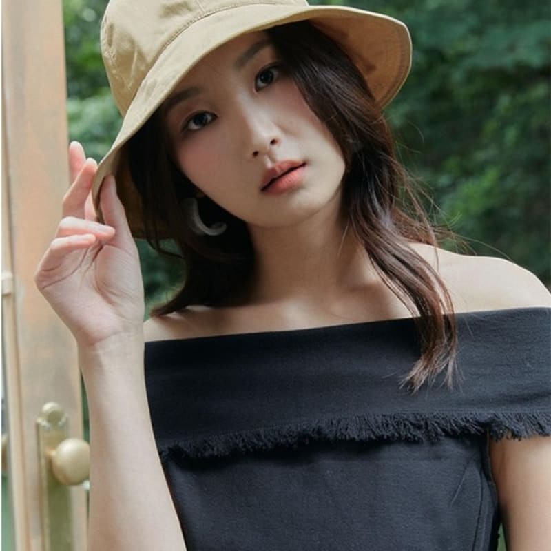 

ACCLET Хлопковая шляпа-ведро с регулируемой шириной и пряжкой H002_БЕЖЕВЫЙ beige