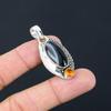 Sisters Day Sale 925 Sterling Silver Sardonyx Gemstone Citrine Pendant Jewelry