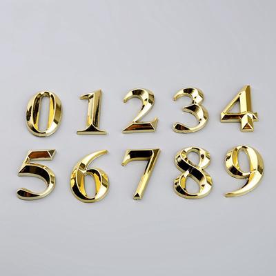 Digits Sticker Sign Door Address Number Plate Modern Number House Hotel Party Home Living  Unique
