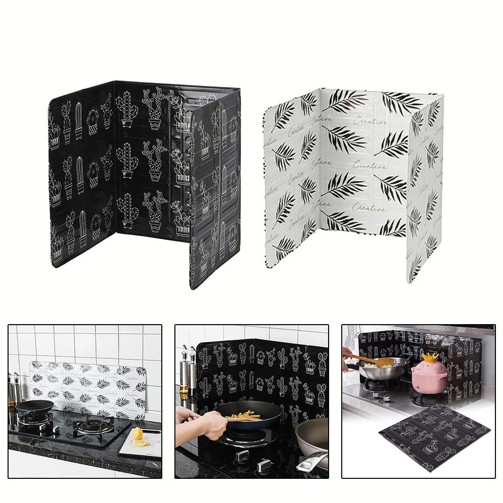 Hinged Panels Oil Baffle Protective Screen Plate Splash Baffle Tall Barrier