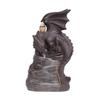 Creative Pterosaur Handicrafts Waterfall Backflow Incense Burner Dragon  Stick Holder Purple Clay Censer