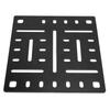 Truck Bed Panel Aluminum Alloy Multifunctional Side Bed Panel Rack System Cargo Storage Organizer for Use with L Rails