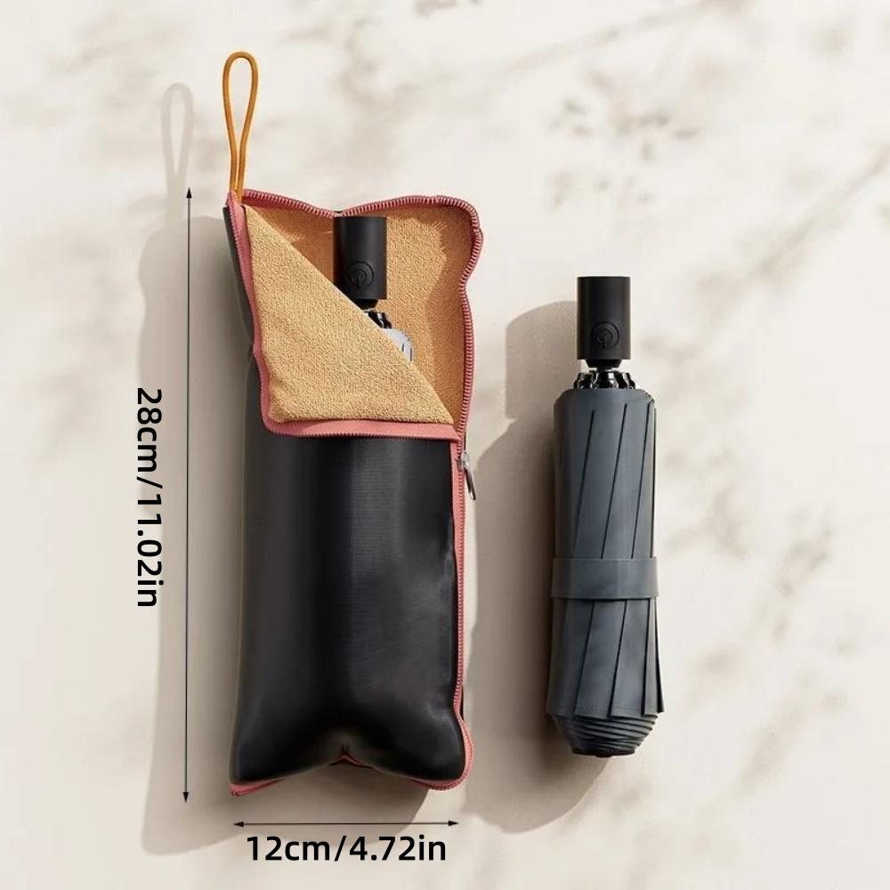 1pc 12cmX28cm Foldable Umbrella Pouch Waterproof Umbrella Storage Bag Waterproof Absorbent Umbrella Storage for Travel for Wet