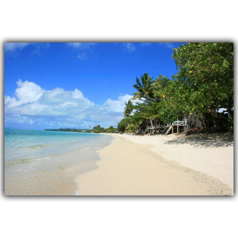 Summer Sun and Beach ,Sea Palm And Mountain Landscape Wall Painting Home Decoration Pictures Silk Canvas Poster Print