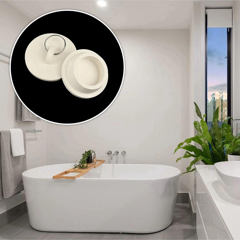 Pull Ring Design Rubber Leak-proof Drain Plug Sink Stopper Floor Drain Plug Bathroom Amenities