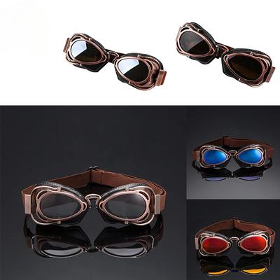 Motorcycle Glasses Vintage Retro Motorcross Goggles Steampunk Outdoors Sunglasses Scooter Ski Goggles Motorcycle Accessories