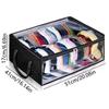 Large Capacity Baseball Cap Storage Box Collapsible Closet Organizer Case Cap Storage Bag  Travel