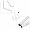 Aluminum Pole Shelter Tarp Pole Awning Stands Foldable Silicone
