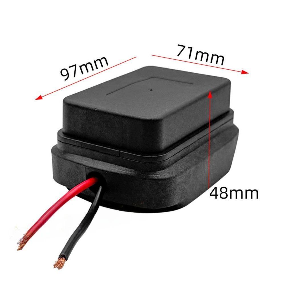 with Cable Battery Connector ABS Lithium Battery DIY Adapter for Makita For Makita
