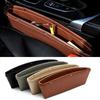 PU Leather Car Seat Gap Storage Organizer Pocket Phone Keys Glasses Wallet Cards Cables Holder Bag